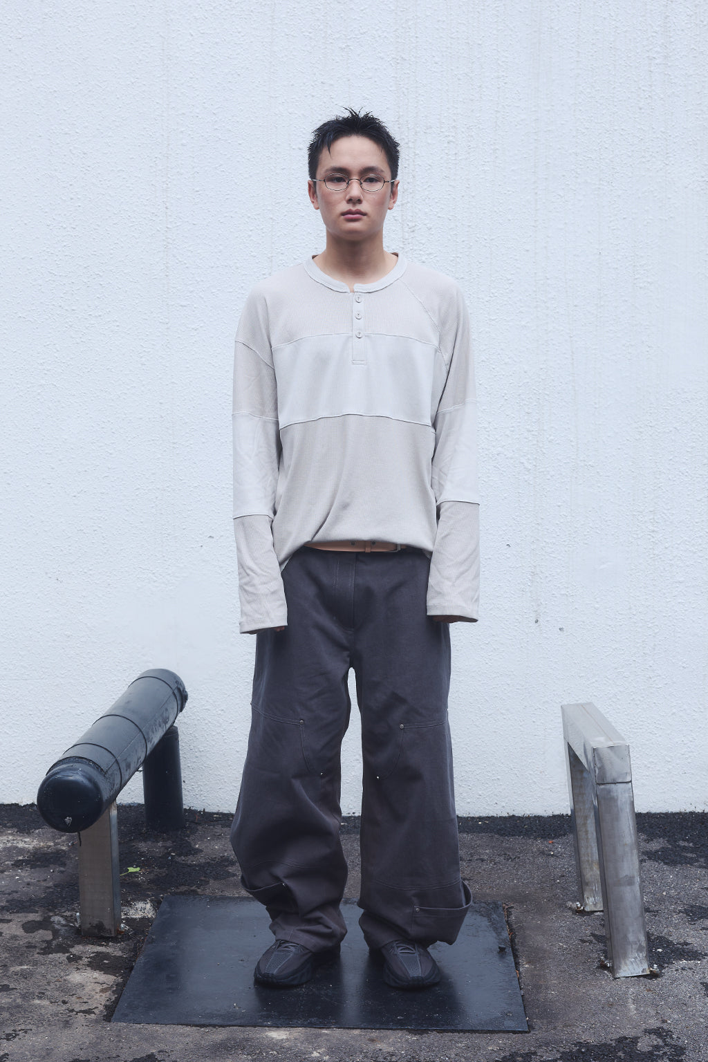 HEM POCKETS JEANS 3 / CHARCOAL