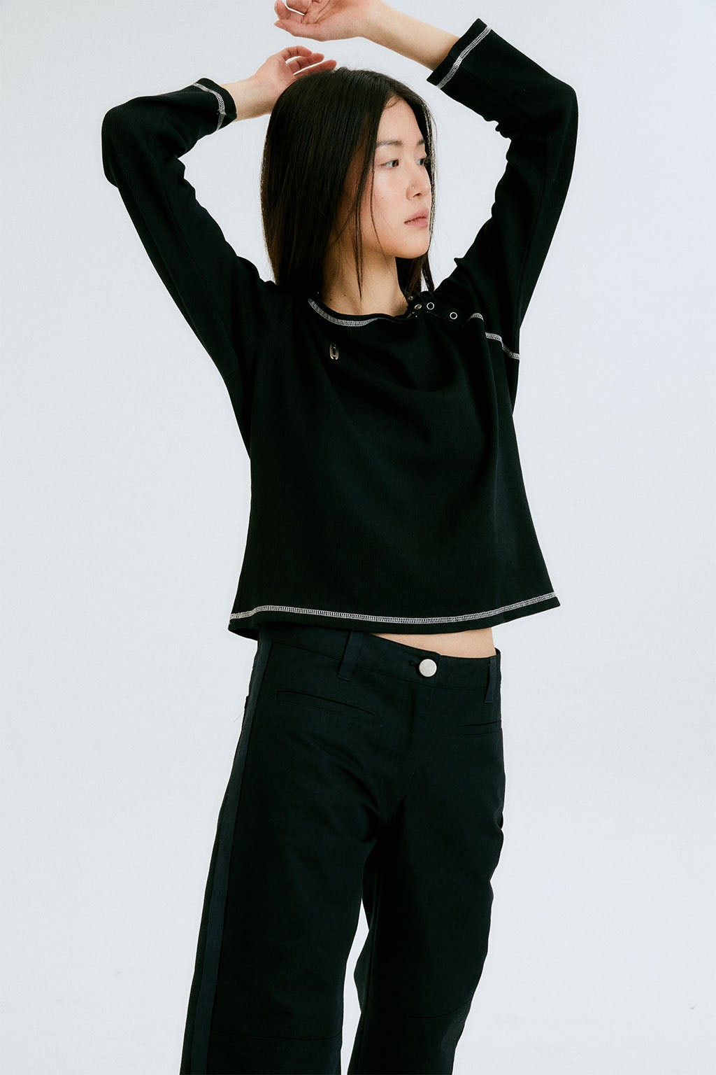 SIDE LOOP PANTS 3 / DARK NAVY