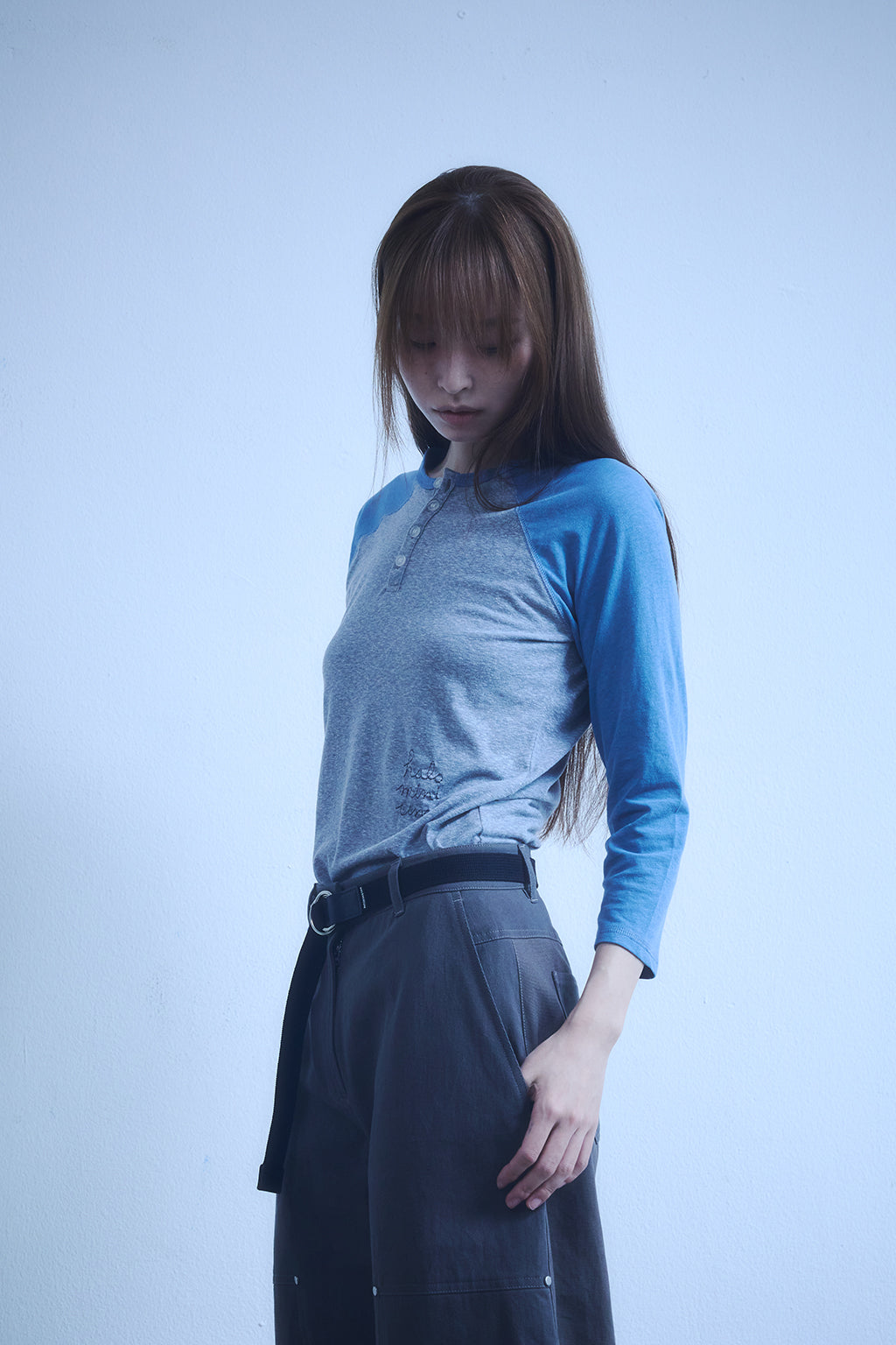 HEM POCKETS JEANS 3 / CHARCOAL