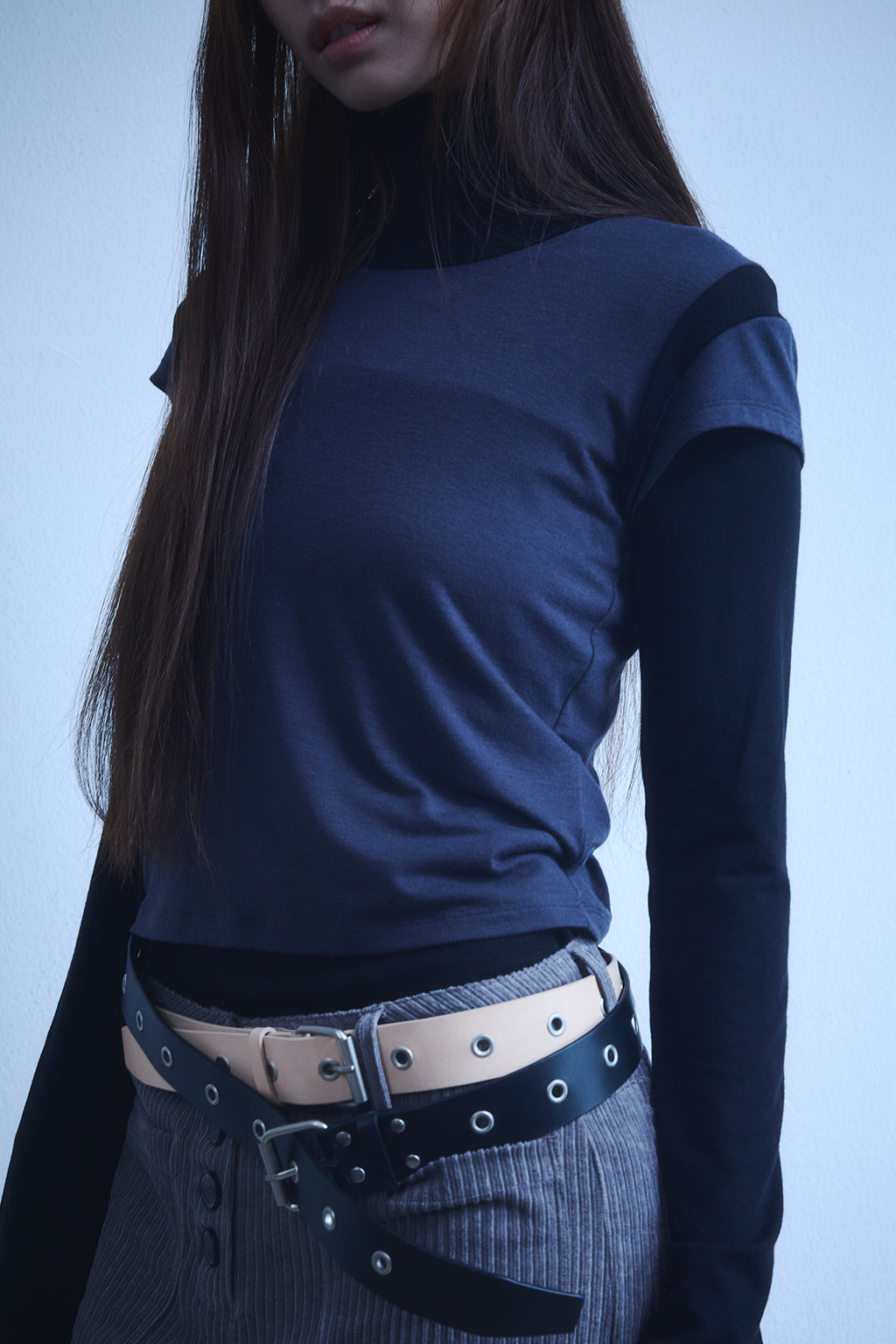 3 IN 1 LAYERED TOP 2 / BLACK