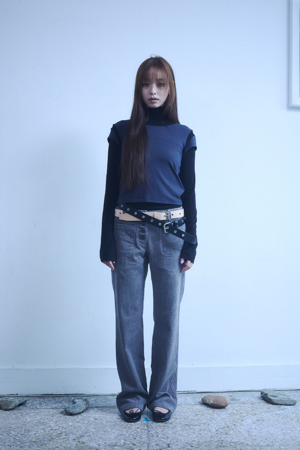 3 IN 1 LAYERED TOP 2 / BLACK