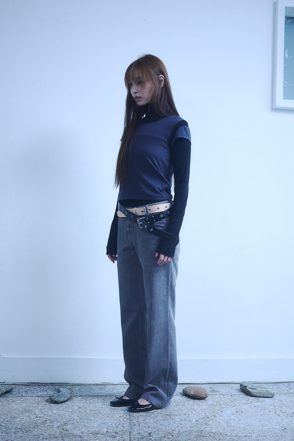 3 IN 1 LAYERED TOP 2 / BLACK