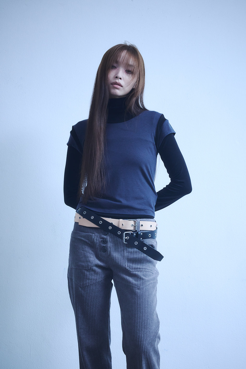 3 IN 1 LAYERED TOP 2 / BLACK
