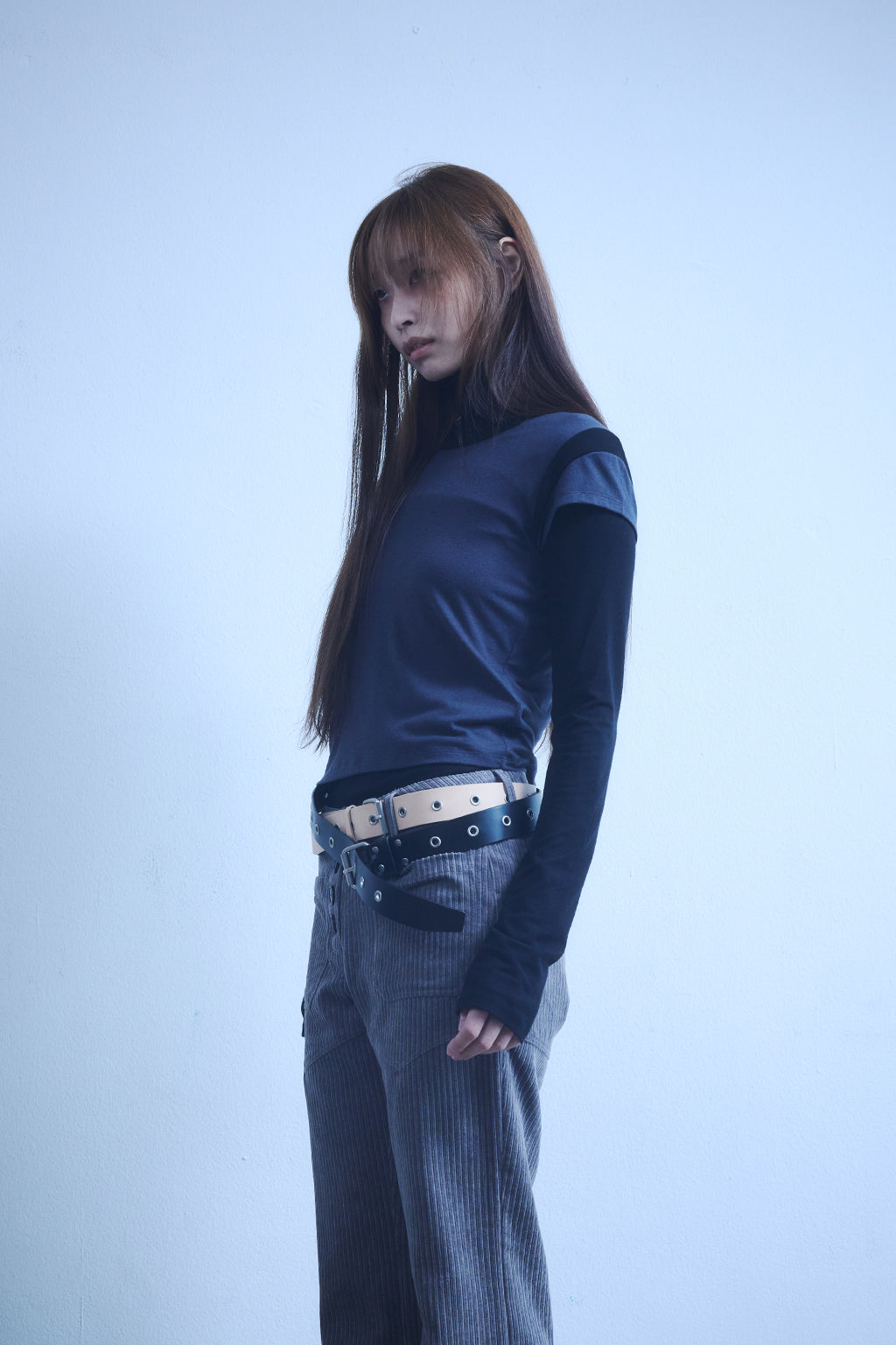 3 IN 1 LAYERED TOP 2 / BLACK