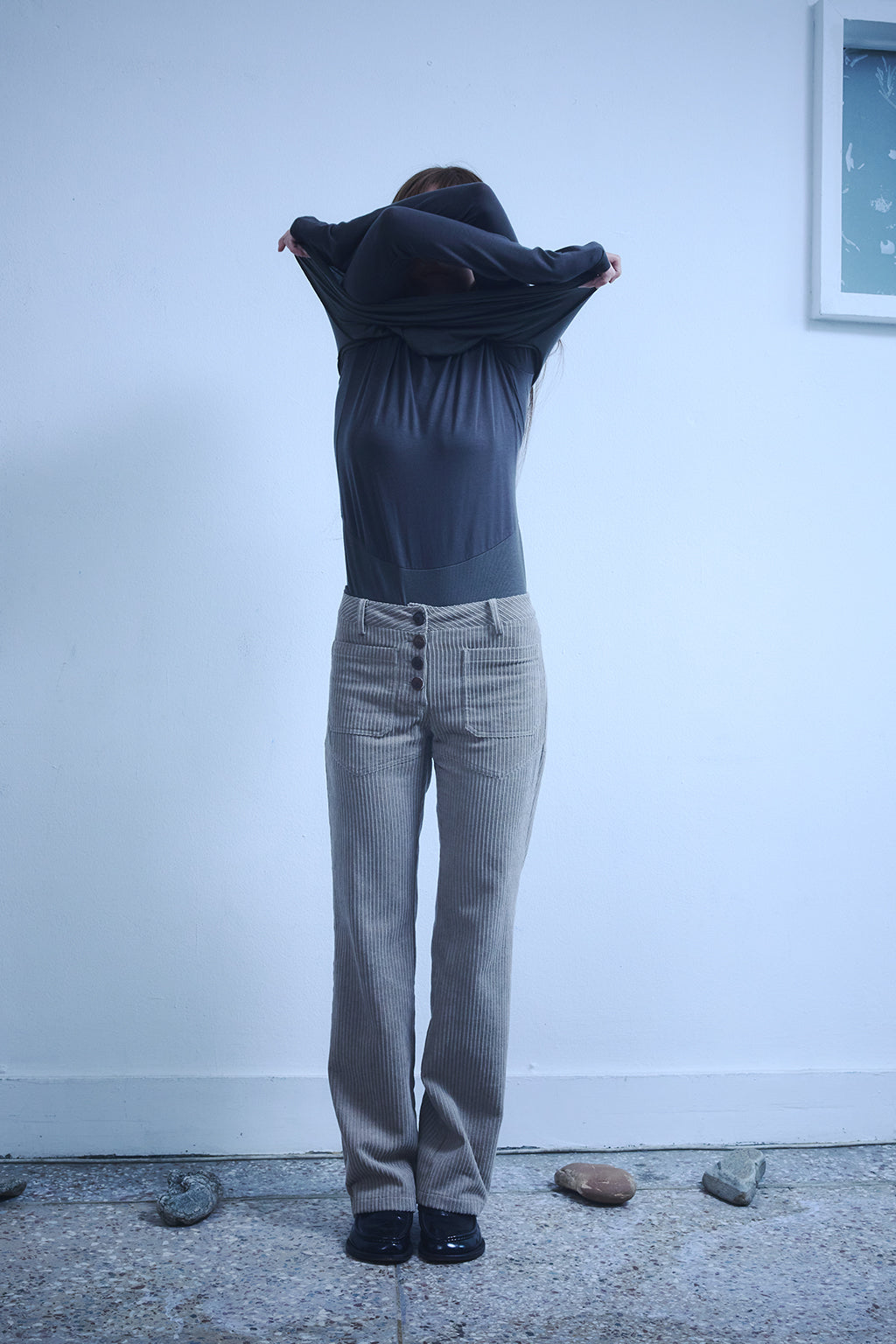 3 IN 1 LAYERED TOP 2 / KHAKI