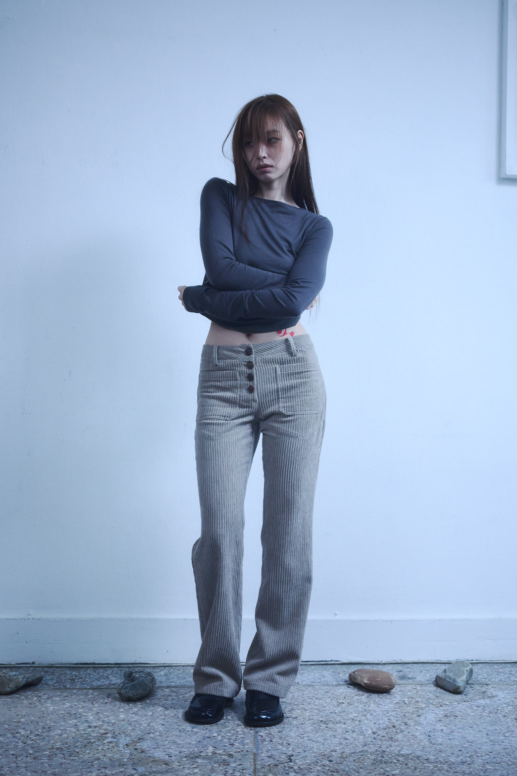CORDUROY BOOTSCUT / BEIGE