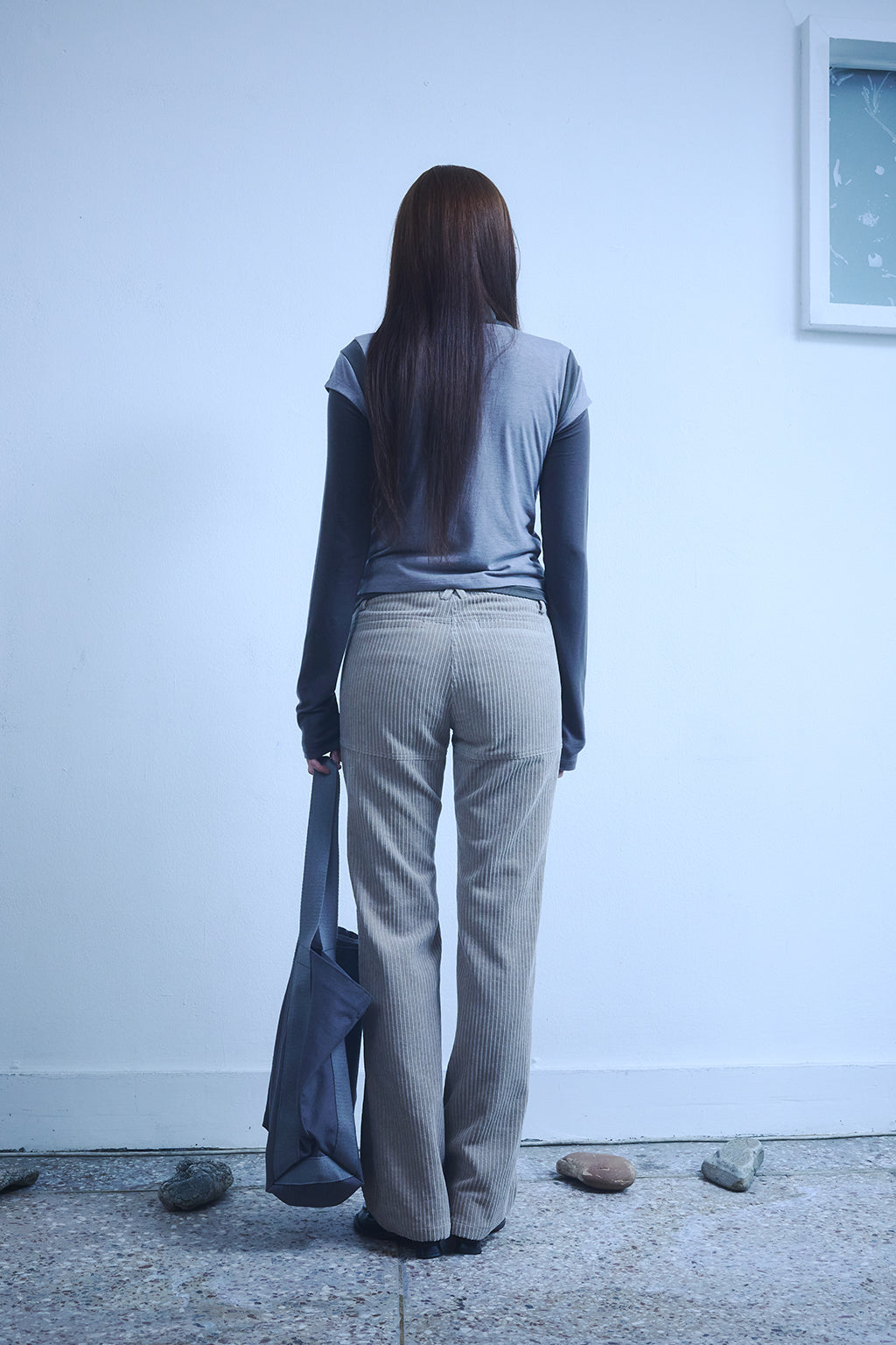 TWILL TOTE BAG / GRAY