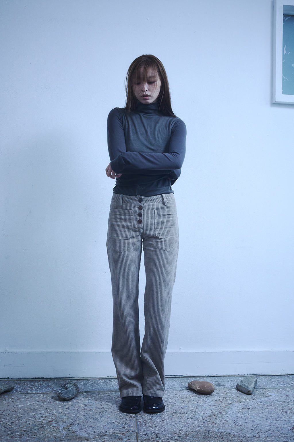 CORDUROY BOOTSCUT / BEIGE
