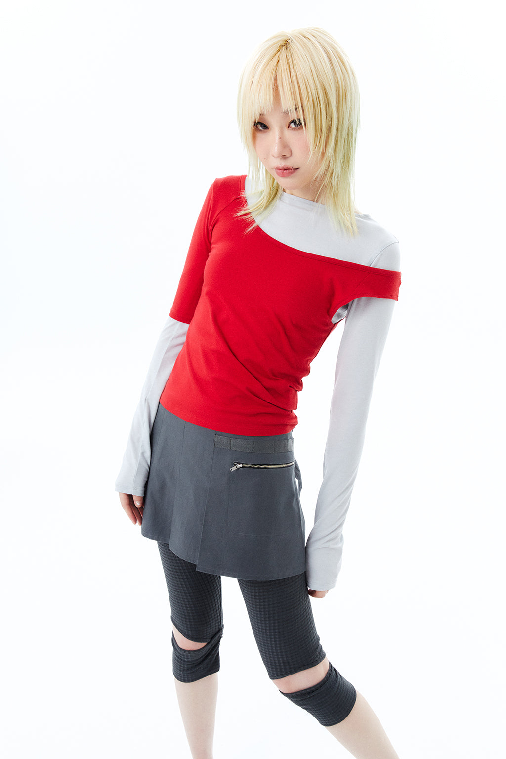 SHEER CHECK LEGGINGS / IVY