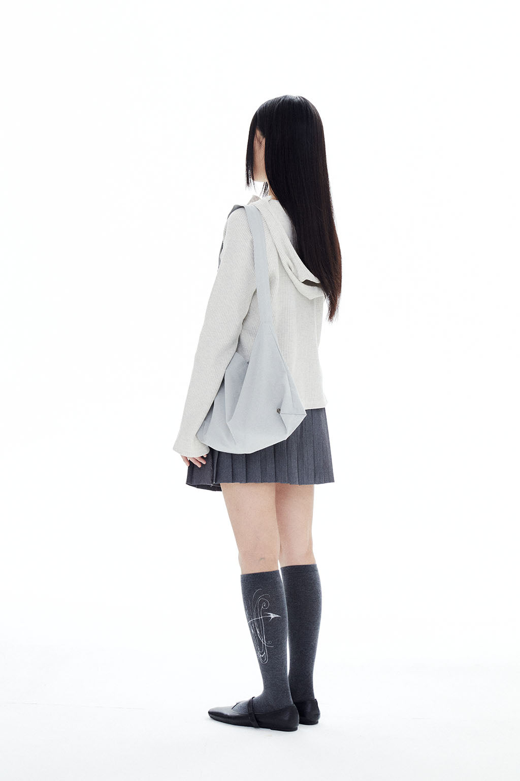 HLMN & HARP KNEE SOCKS / GRAY