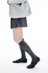 HLMN & HARP KNEE SOCKS / GRAY