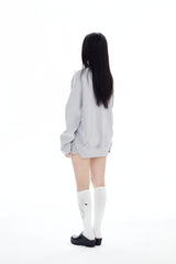 HLMN & HARP KNEE SOCKS / WHITE