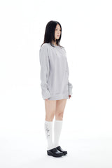 HLMN & HARP KNEE SOCKS / WHITE