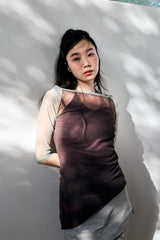 MESH RAGLAN TOP / KHAKI