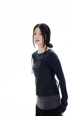 3 IN 1 LAYERED TOP / NAVY