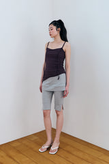 SWEAT SKIRT PANTS / GRAY