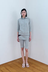 MODULAR SNAP HOODIE / GRAY