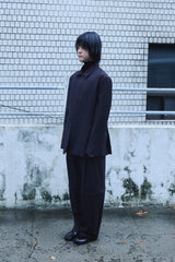 2 PARTS WOOL PANTS / CHARCOAL