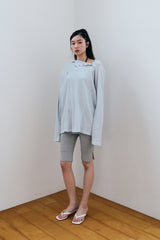 SWEAT SKIRT PANTS / GRAY