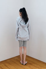 SWEAT SKIRT PANTS / GRAY