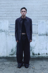 2 PARTS WOOL PANTS / CHARCOAL