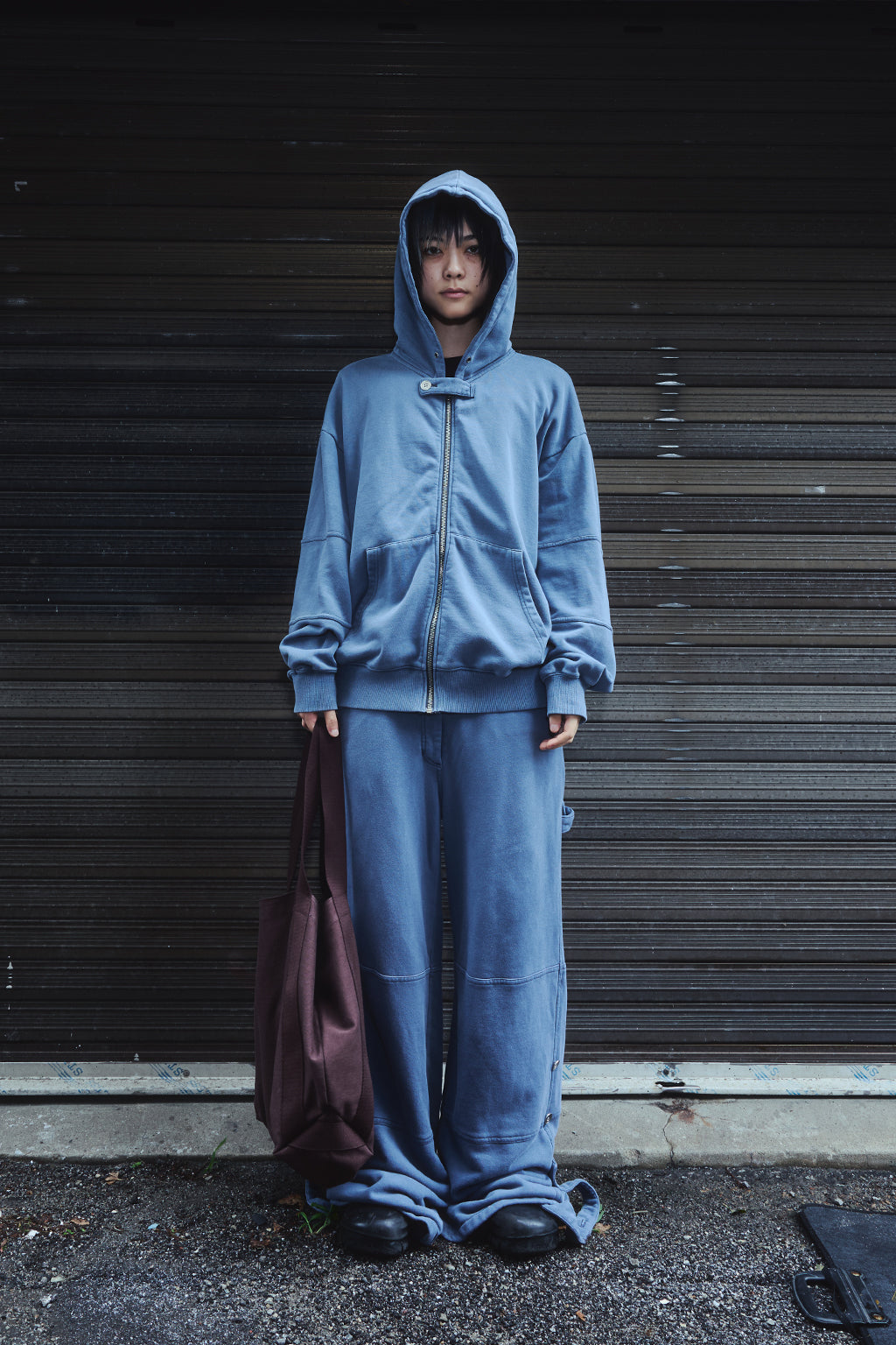 [9월 3주차 발송] PIGMENT ROLL-UP PANTS / ASH BLUE