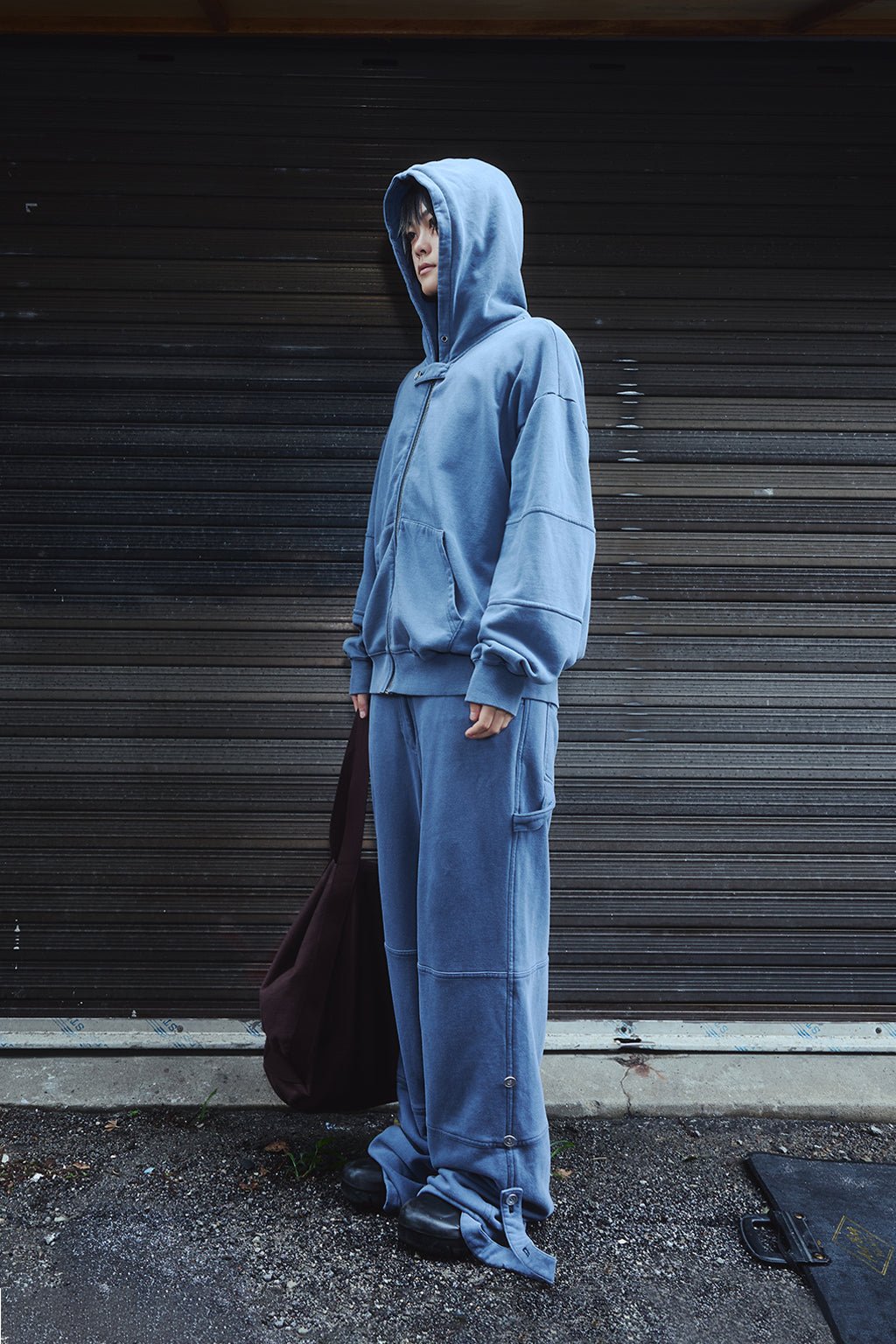 [9월 3주차 발송] PIGMENT ROLL-UP PANTS / ASH BLUE