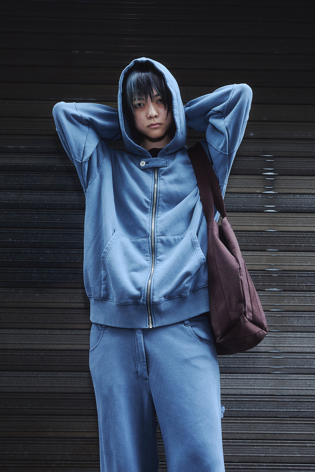 [9월 3주차 발송] PIGMENT ROLL-UP PANTS / ASH BLUE