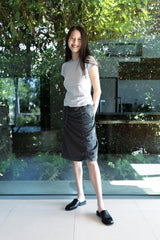 DIAGONAL TOP / GRAY