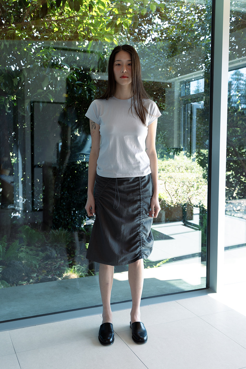 DIAGONAL TOP / GRAY
