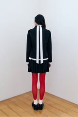 DOUBLE-BUTTON JACKET / BLACK