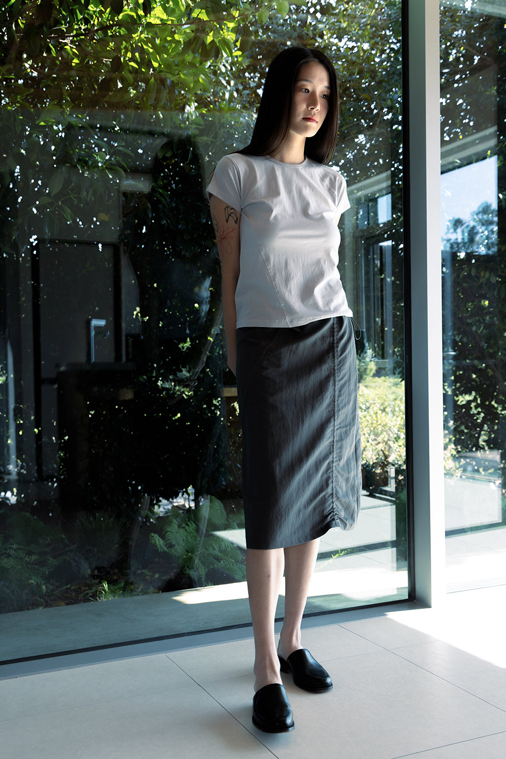 DIAGONAL TOP / GRAY