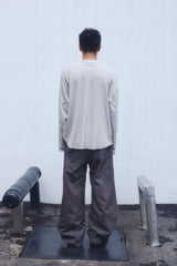 HEM POCKETS JEANS 3 / CHARCOAL