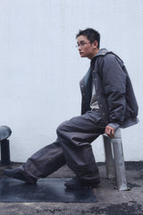HEM POCKETS JEANS 3 / CHARCOAL