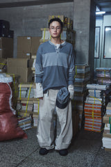 HEM POCKETS JEANS 3 / LIGHT KHAKI