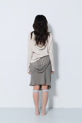 PIGMENT SLIM WAFFLE HOODIE / SHELL