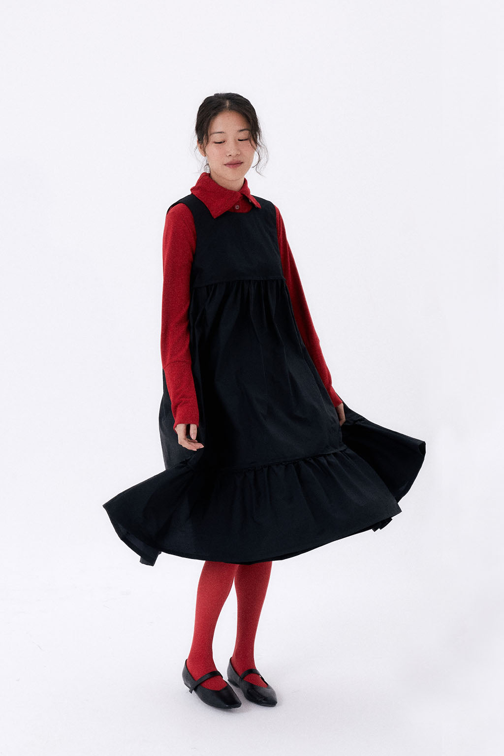 PARACHUTE DRESS / BLACK