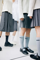 HALOMINIUM KNEE SOCKS / GRAY