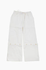 CHECK MODULAR PANTS / WHITE