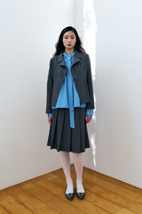 DOUBLE-BUTTON JACKET / GRAY