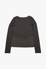 3 IN 1 LAYERED TOP 2 / KHAKI