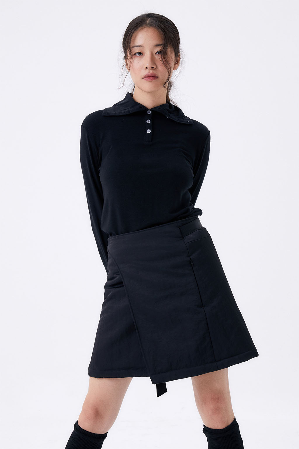 PADDING SKIRT / BLACK