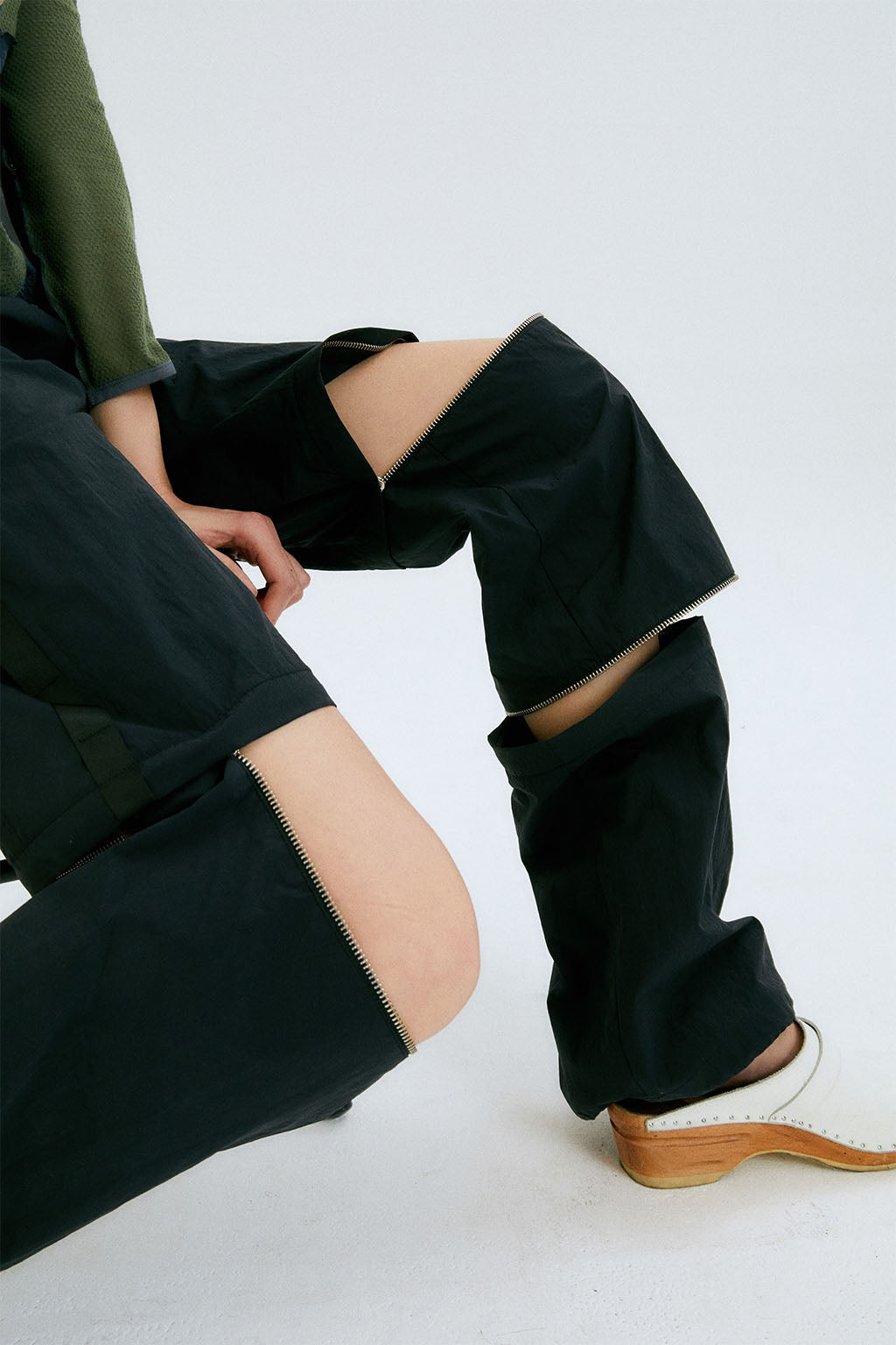 3 PARTS UTILITY PANTS / BLACK