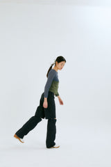 3 PARTS UTILITY PANTS / BLACK