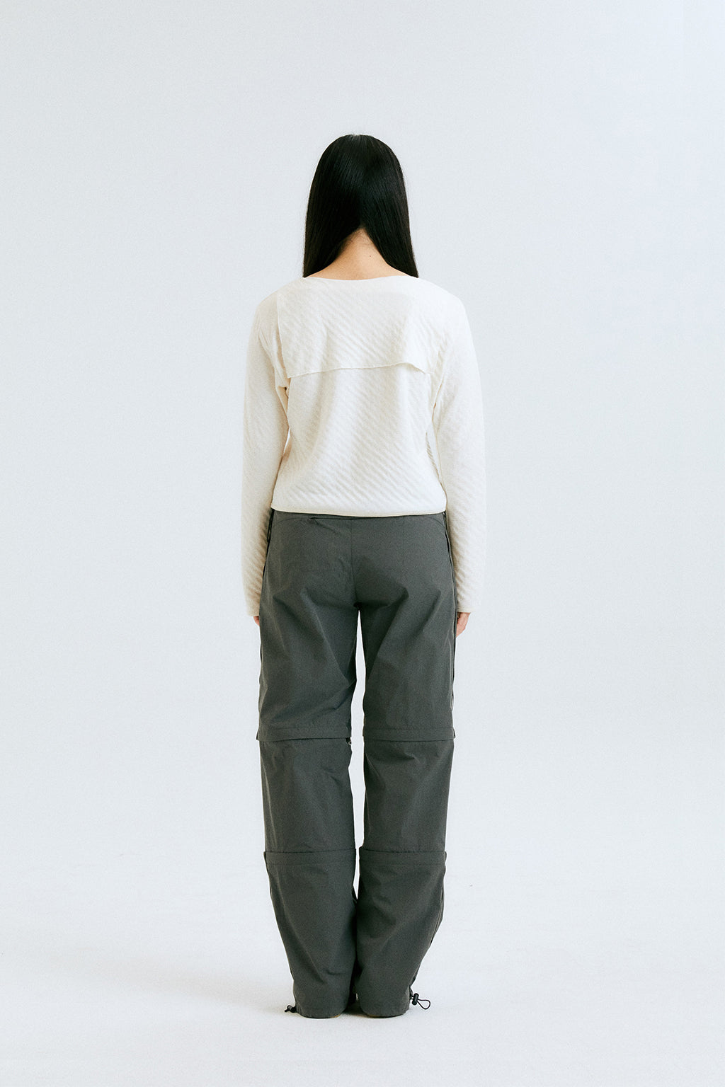 3 PARTS UTILITY PANTS / DARK GRAY