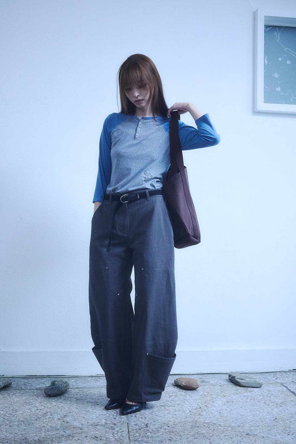 [9월 1주차 발송] TWILL TOTE BAG / BROWN