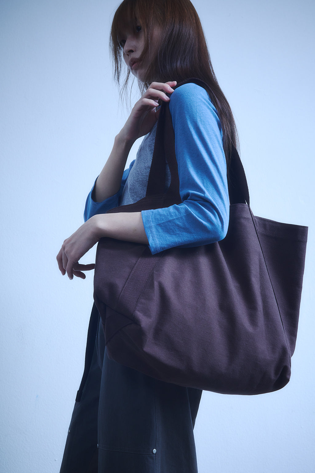 [9월 1주차 발송] TWILL TOTE BAG / BROWN