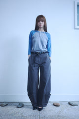 HEM POCKETS JEANS 3 / CHARCOAL