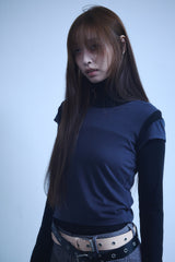 3 IN 1 LAYERED TOP 2 / BLACK