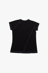 DIAGONAL TOP / BLACK
